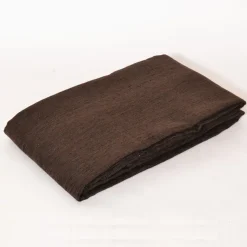Foulard chenilla marron