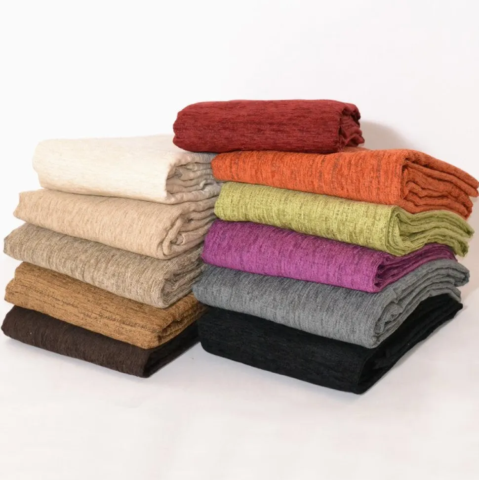 Foulard chenilla negro