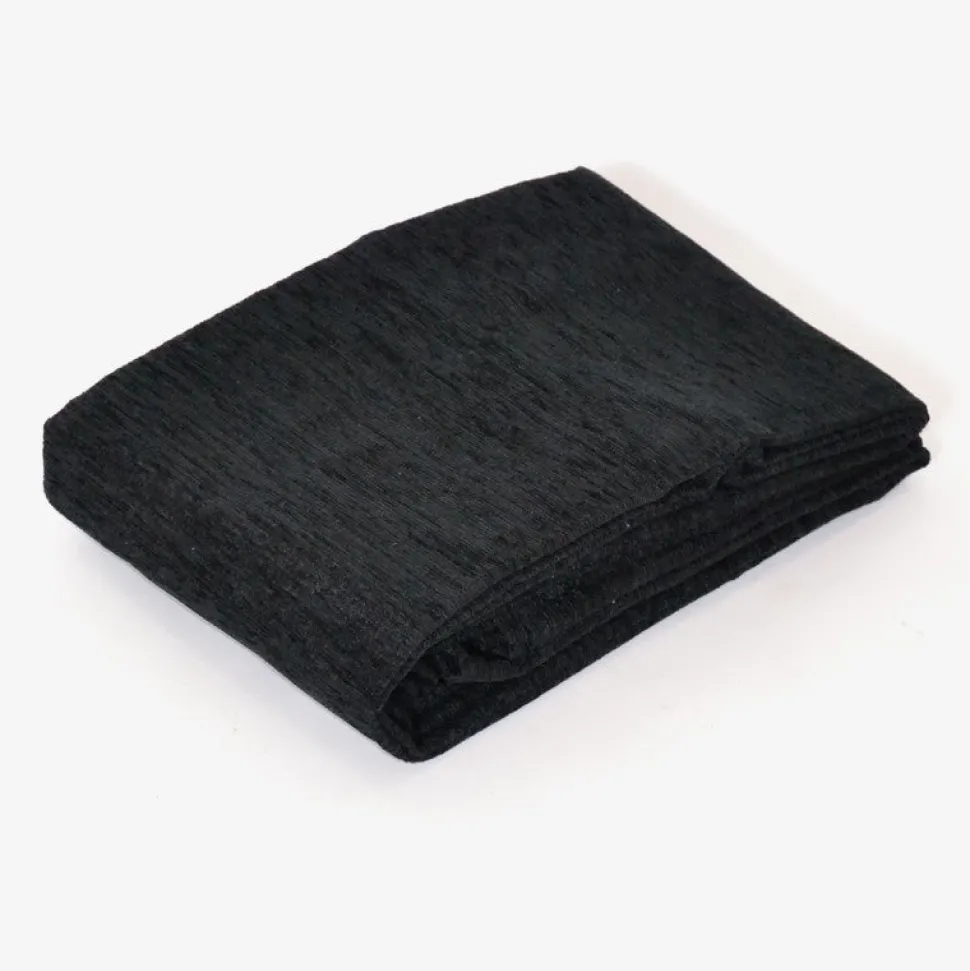 Foulard chenilla negro