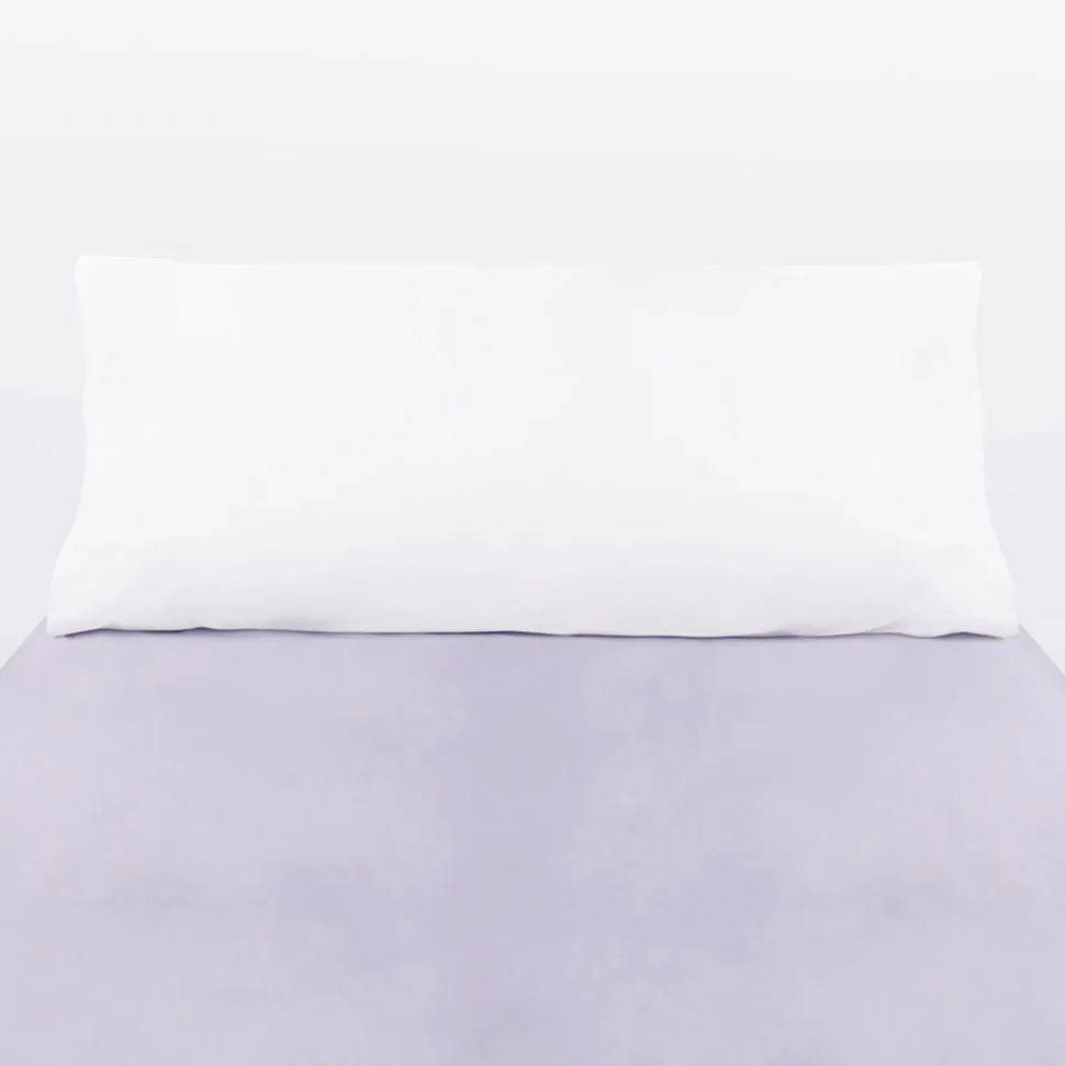 Funda almohada algodón percal 200 hilos blanco