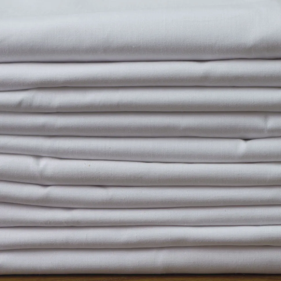 Funda almohada blanca lote 10 unidades