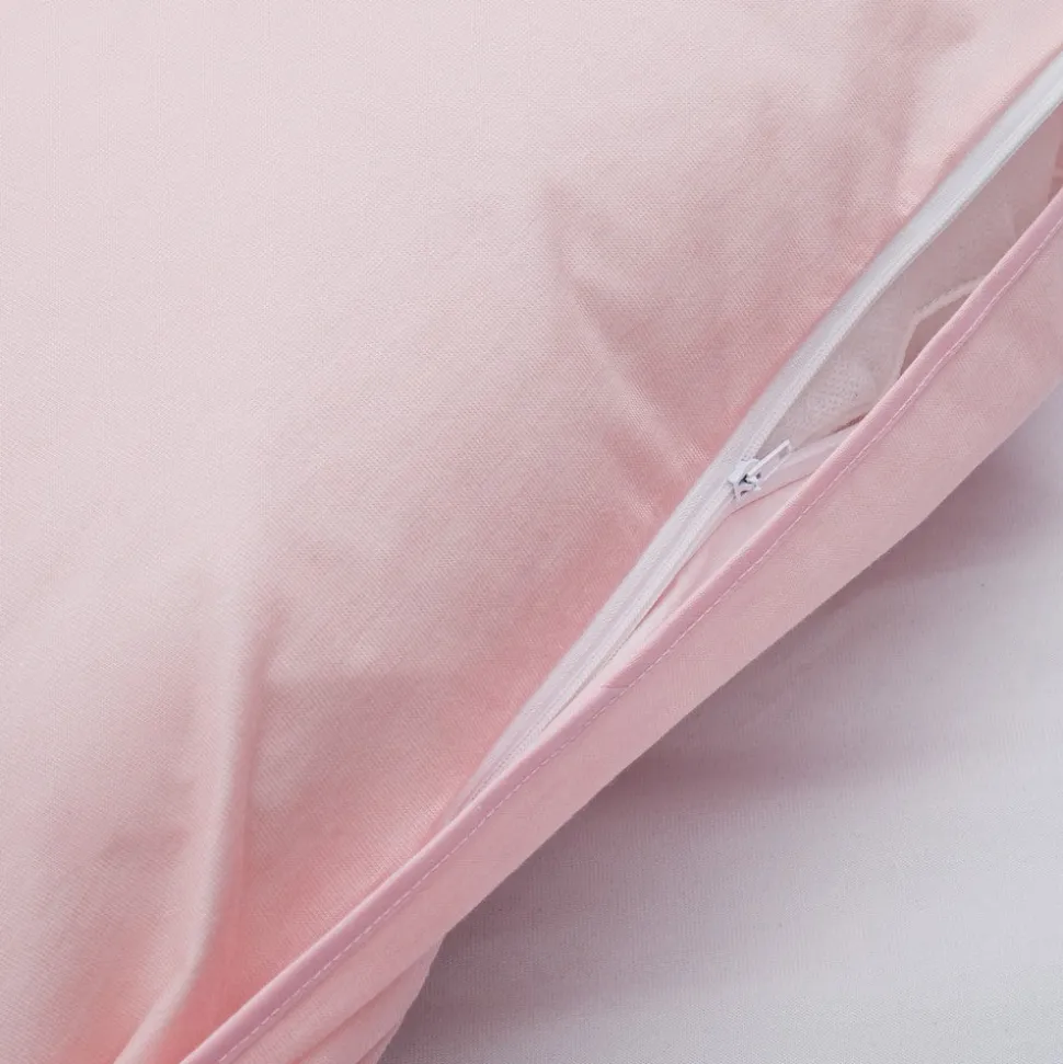 Funda almohada tencel rosa impermeable
