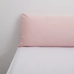 Funda almohada tencel rosa impermeable
