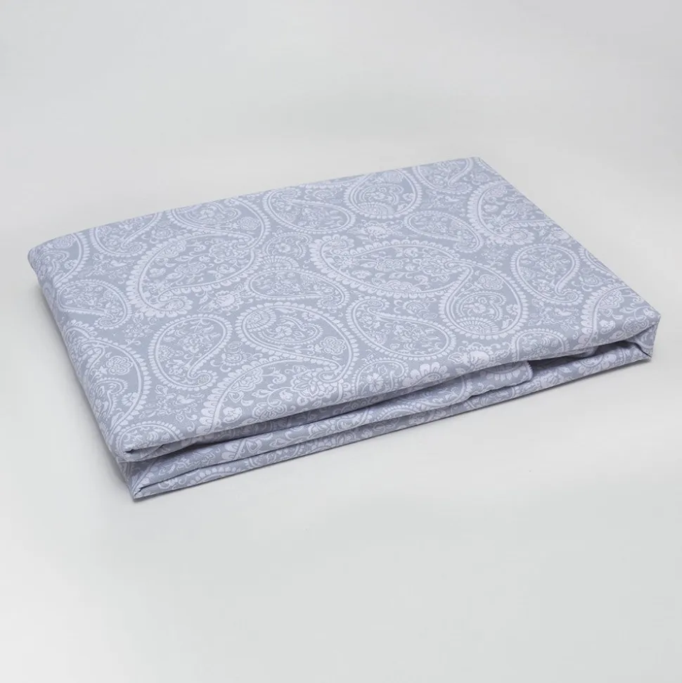 Funda colchón estampada cashmere gris
