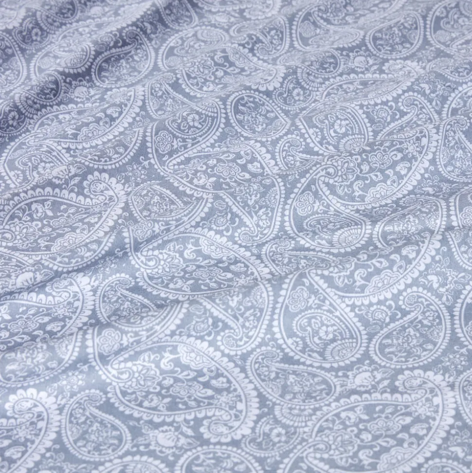Funda colchón estampada cashmere gris