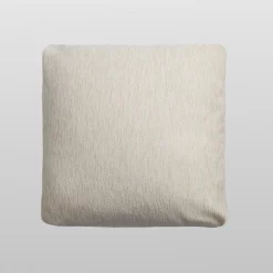 Funda de cojin chenilla natural