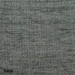 Funda de cojín chenilla gris