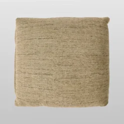 Funda de cojín chenilla lino oscuro