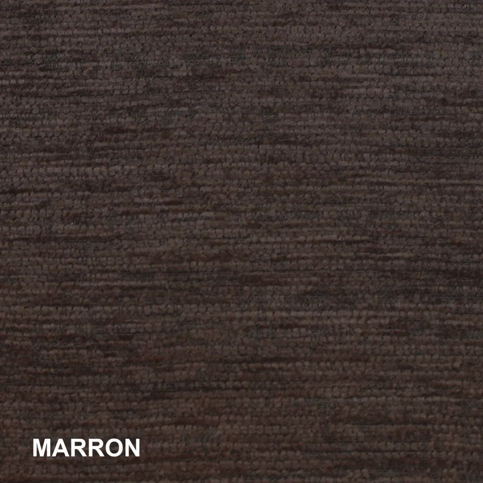 Funda de cojín chenilla marrón