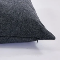 Funda de cojín cotton 45x45 carbón