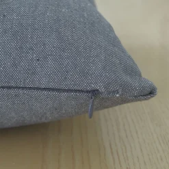 Funda de cojín cotton 45x45 gris 5062
