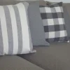Funda de cojín cotton 45x45 gris 5061