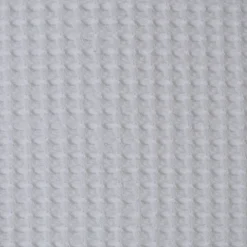 Funda de cojín nido abeja algodón blanco
