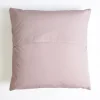 Funda de cojín popelín algodón Mauve 50x50 cm