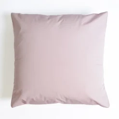 Funda de cojín popelín algodón Mauve 50x50 cm