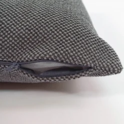 Funda de cojín texturado 25006 gris plomo