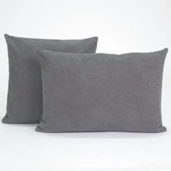 Funda de cojín texturado 25006 gris plomo