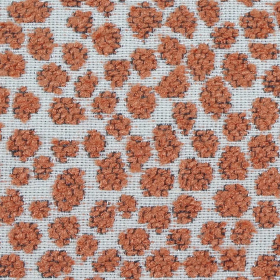 Funda de cojín texturado 801 topo naranja