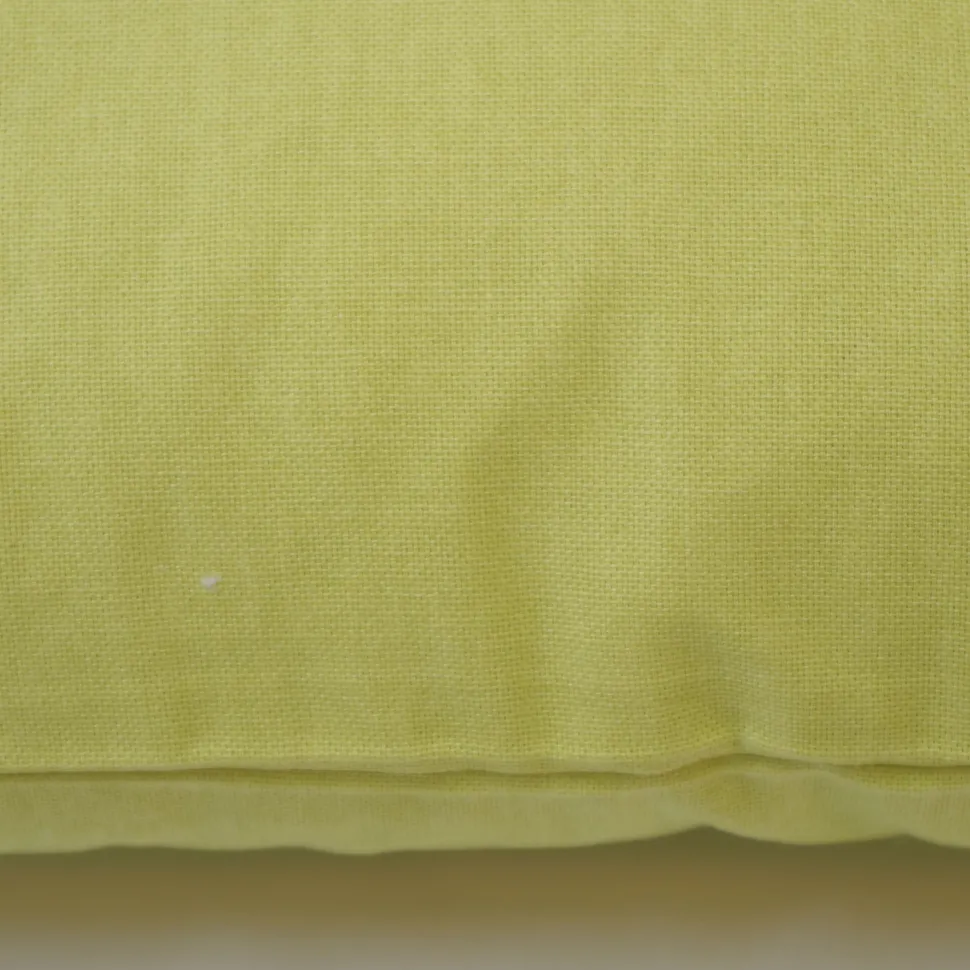 Funda de cojín 43x43 loneta lisa c/pistacho