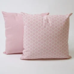 Funda de cojín 43x43 loneta lisa c/rose