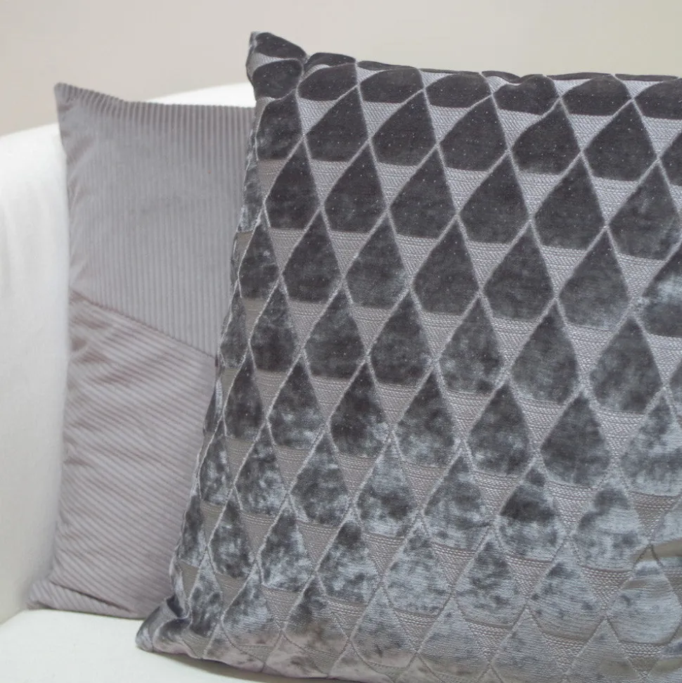 Funda de cojín 43x43 22030 plomo