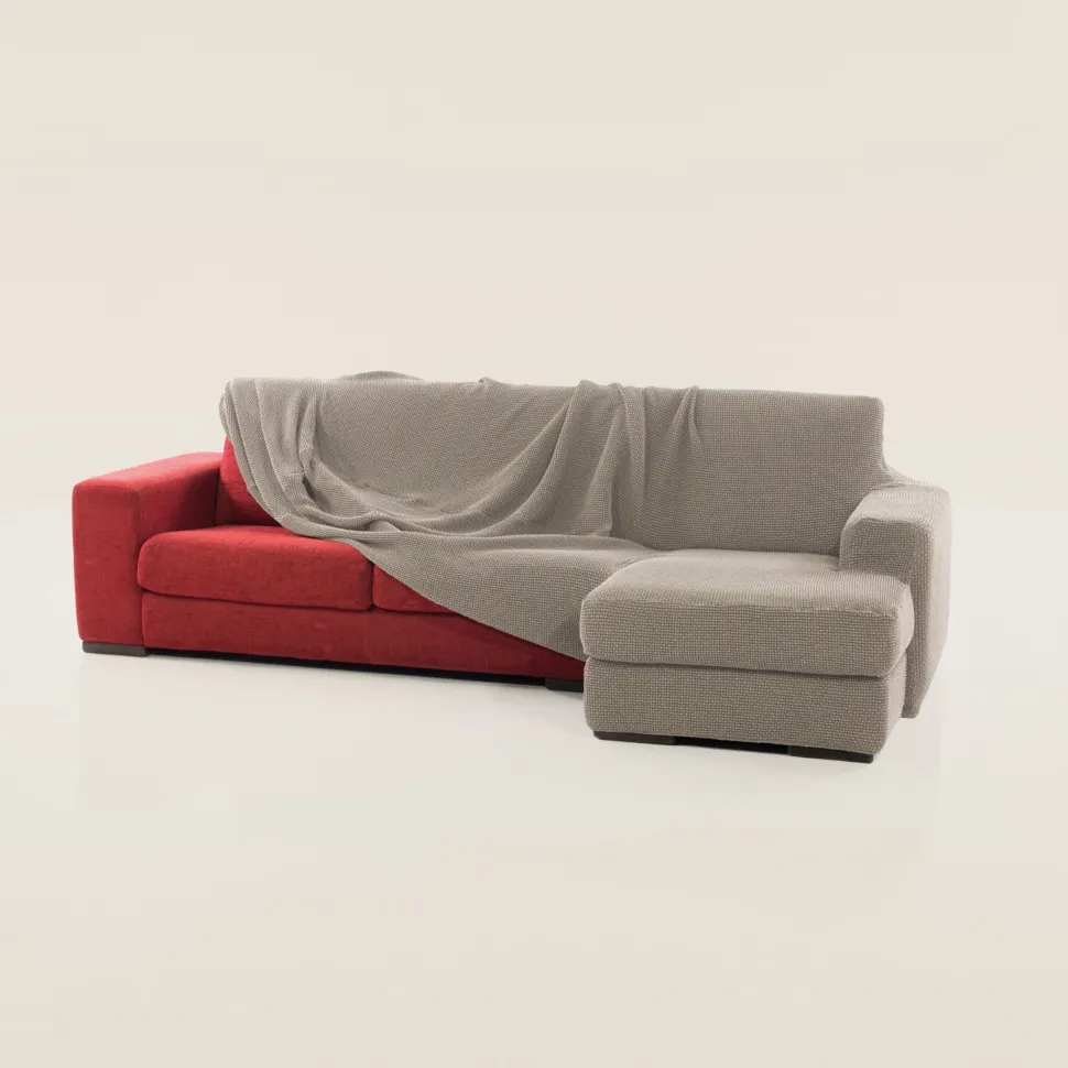 Funda de sofá chaise longue b/corto glamour