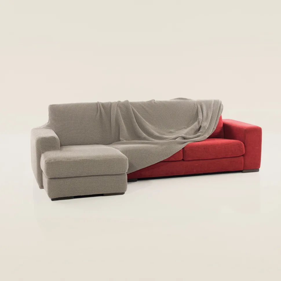 Funda de sofá chaise longue b/corto glamour