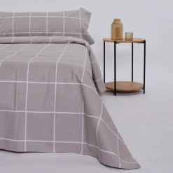 Funda nórdica algodón ona beige