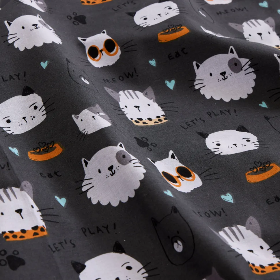 Funda nórdica cats