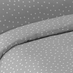 Funda nórdica estrellas gris