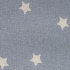 Funda nórdica franela stars azul