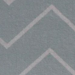 Funda nórdica franela zig zag jade