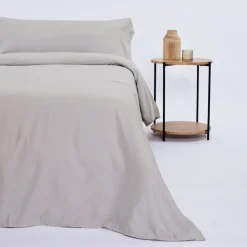 Funda nórdica microfibra lisa beige