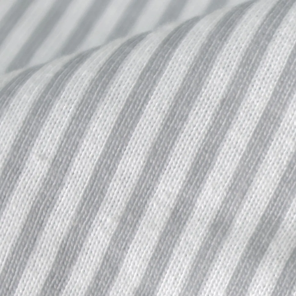 Funda nórdica punto algodón oxford gris