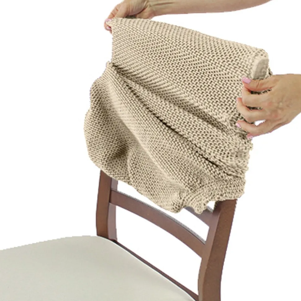 Funda silla con respaldo glamour