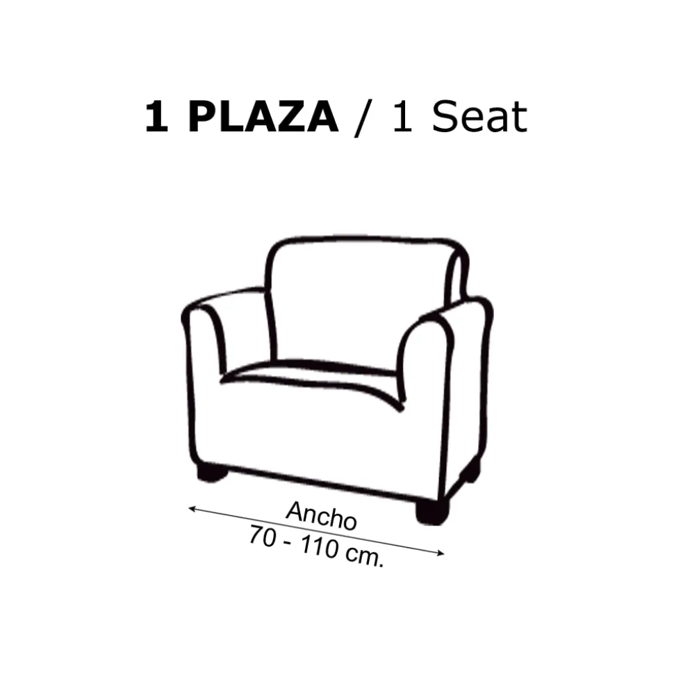 Funda sofa 1 plaza rustica pocket