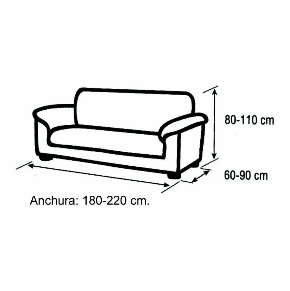 Funda sofa 3 plazas glamour