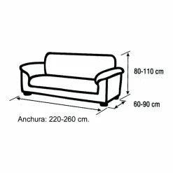 Funda sofa 4 plazas glamour