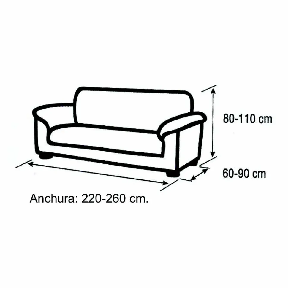 Funda sofa 4 plazas glamour