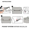 Funda sofa 3 plazas soraya