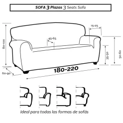 Funda sofa 3 plazas soraya OFERTA