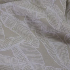 Juego de sábanas algodón casandra beige