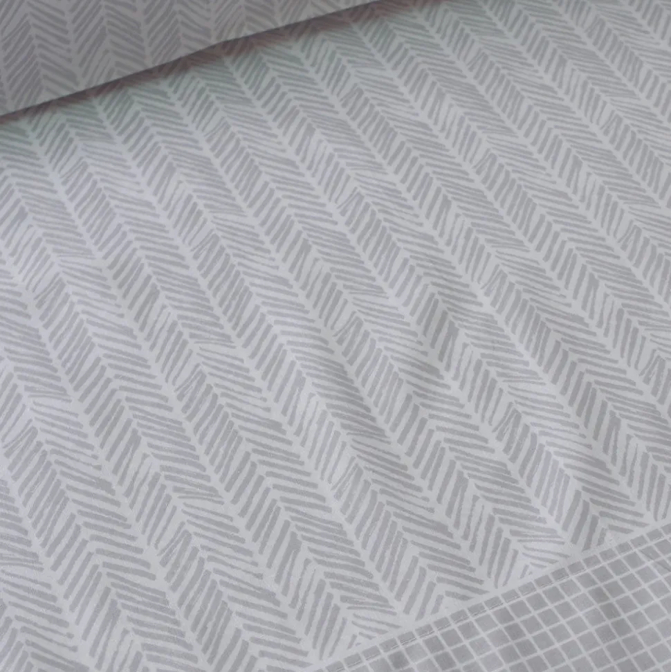 Juego de sábanas carlota gris