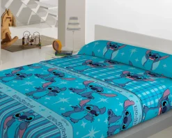Juego de sábanas coralina Stitch