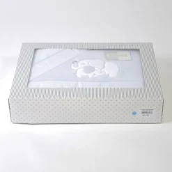 Juego de sábanas cuna coralina 004 azul