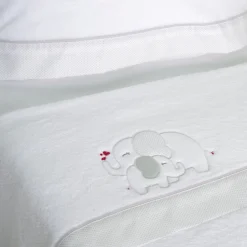 Juego de sábanas cuna coralina 004 bco/gris