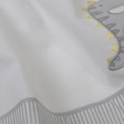 Juego de sábanas cuna franela roar 327 blanco/gris