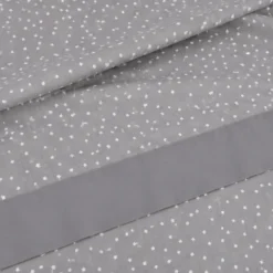 Juego de sábanas estrellas gris