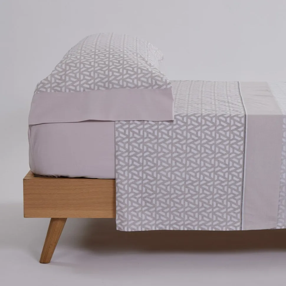 Juego de sábanas lorena beige