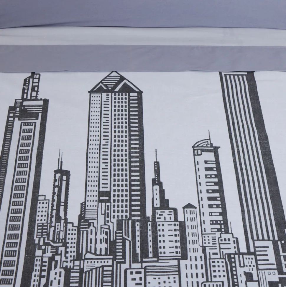 Juego de sábanas skyline